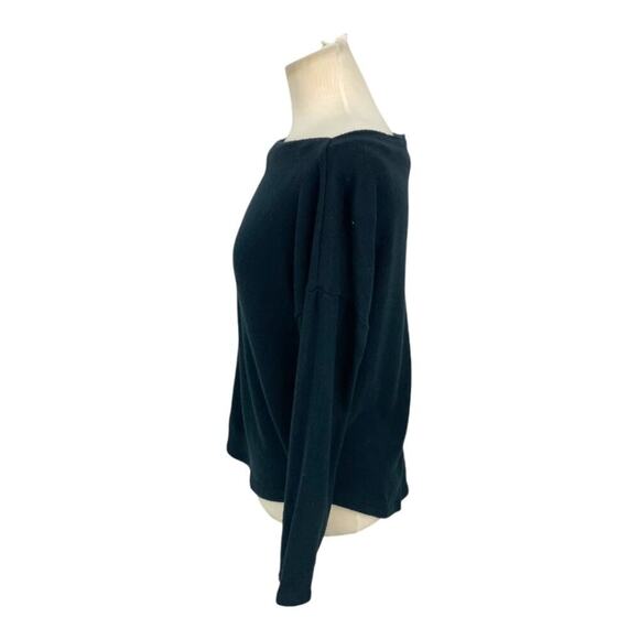 Caslon Cozy Hacci Knit Top Black Size Small NWOT $49 MSRP - Picture 5 of 8
